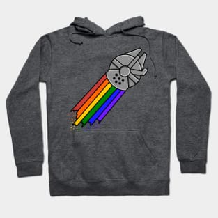 Rainbow starship Hoodie
